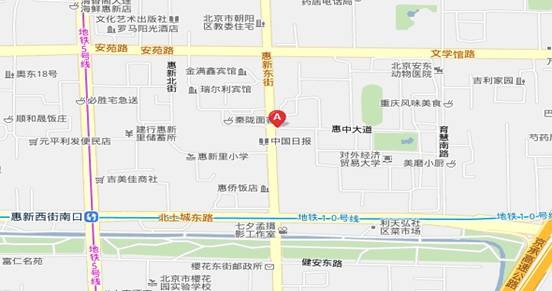 对外经济贸易大学周边地图