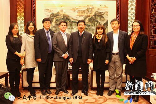 维多利亚大学访问对外经济贸易大学