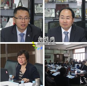 对外经济贸易大学接待(CAMEA)考察组