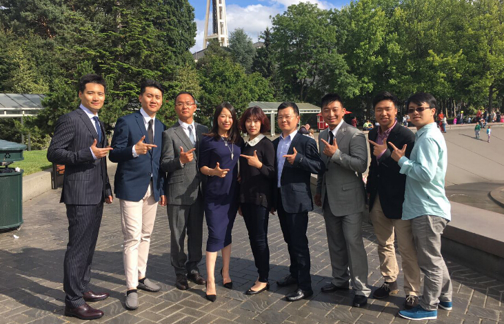 中美MBAG7G8班赴美参加毕业典礼