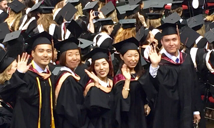 对外经贸大学中美MBAG7G8班赴美参加毕业典礼