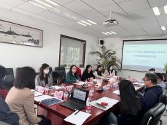 上海对外经贸大学国际商务外语学院来我院调研交流