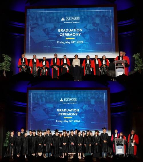 对外经济贸易大学中法巴黎一大企业管理硕士项目(IFCM)毕业典礼 在法国巴黎隆重举行
